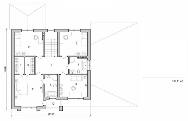 163. Two storey cottage