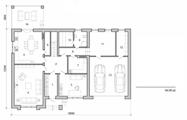 163. Two storey cottage