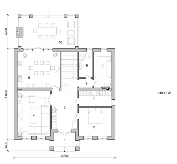 165. Two storey house