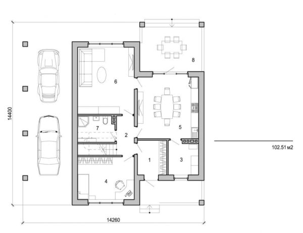 166. Two storey house