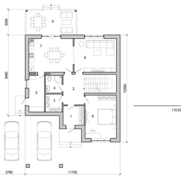 167. Two storey cottage