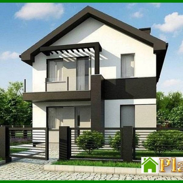 207. Compact two-story house 8 x 11