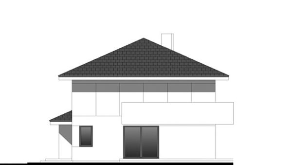 272. The project of a two-story townhouse