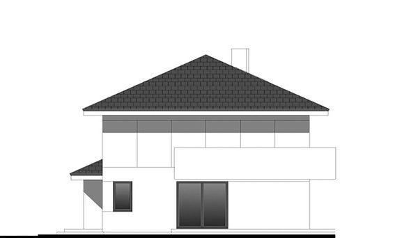 272. The project of a two-story townhouse