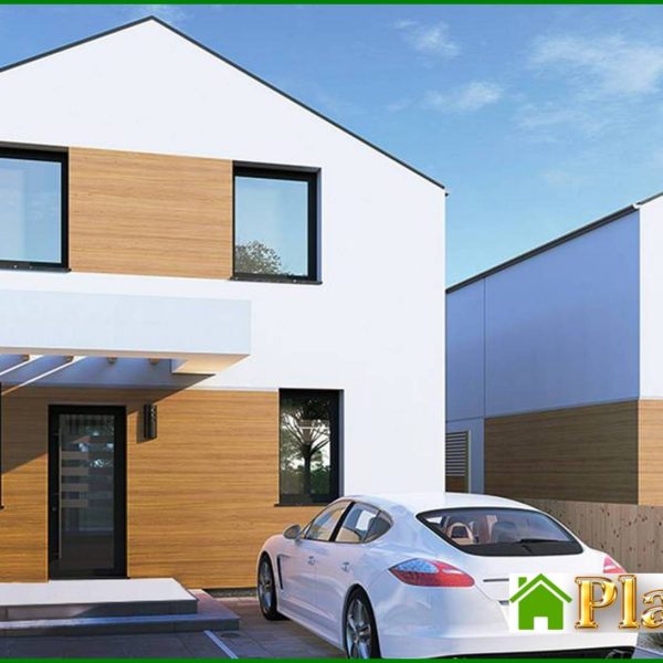 283. Modern two-story cottage with three bedrooms