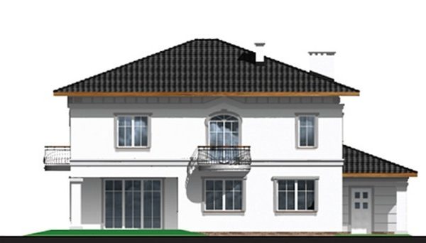 284. The project of a classic two-story mansion
