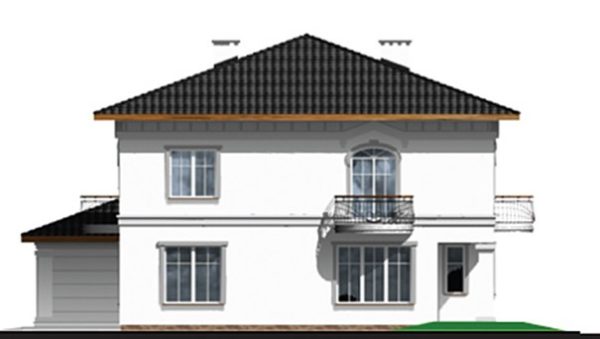 284. The project of a classic two-story mansion