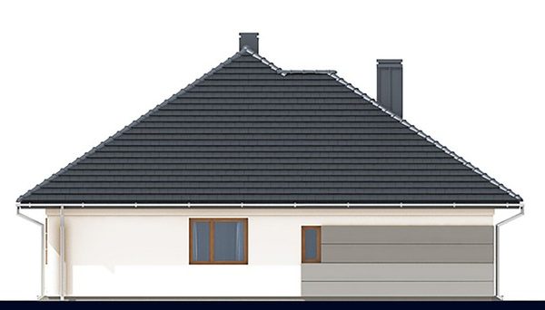 297. Modern residential cottage with an attic
