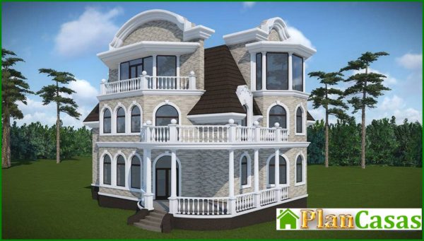 318. The project of a four-story mansion