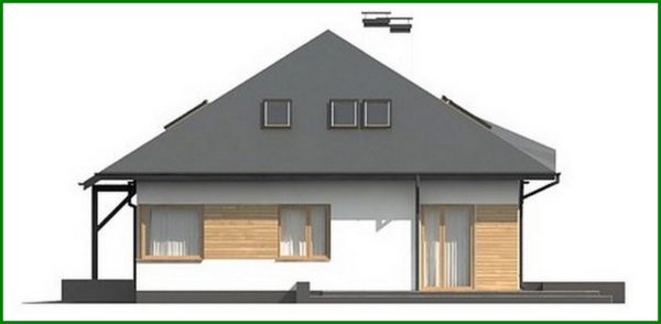 327. House project with attic and garage