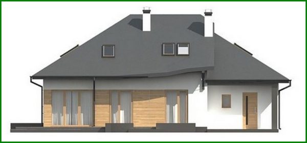 327. House project with attic and garage