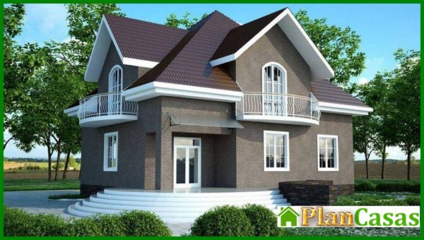 395. Beautiful house project of 2 floors