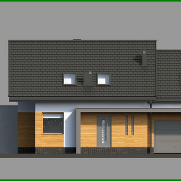 402. Stylish residential building with attic