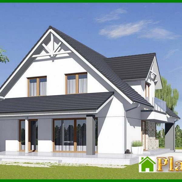 414. Residential building with a spacious garage and three bedrooms