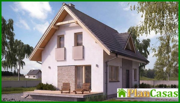 427. Residential house with open verandahs under a gable roof