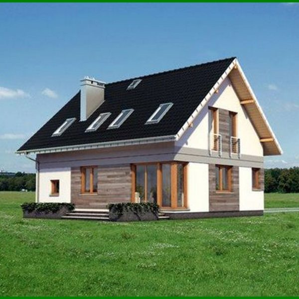 432. Cozy house building with a spacious living room