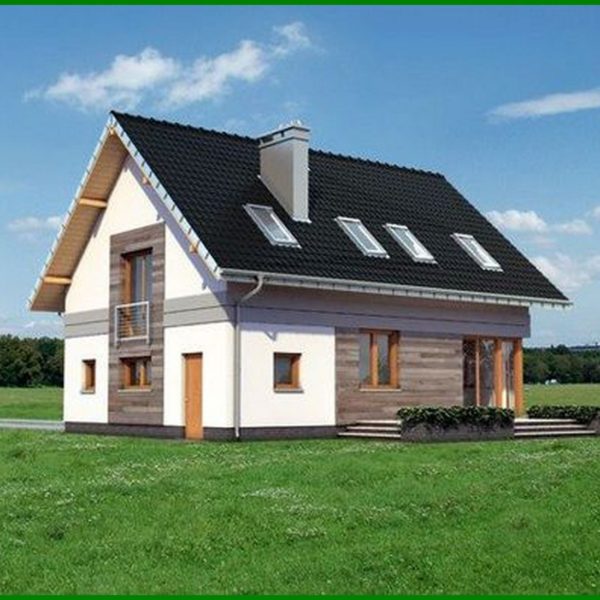 432. Cozy house building with a spacious living room