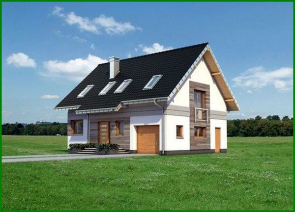 432. Cozy house building with a spacious living room