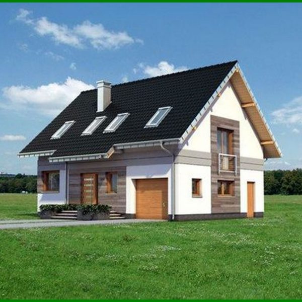 432. Cozy house building with a spacious living room