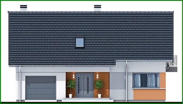 435. Residential building with attic and garage