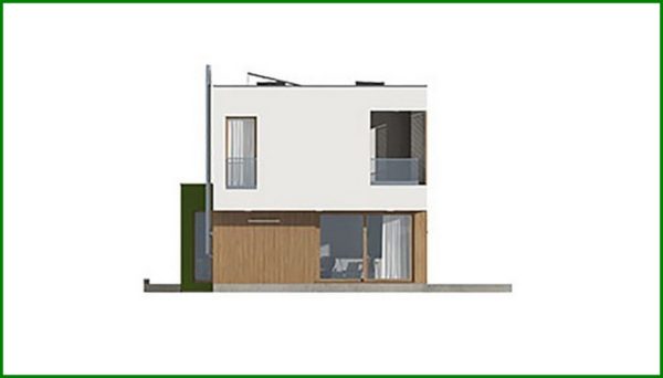 450. Chic two-story narrow house