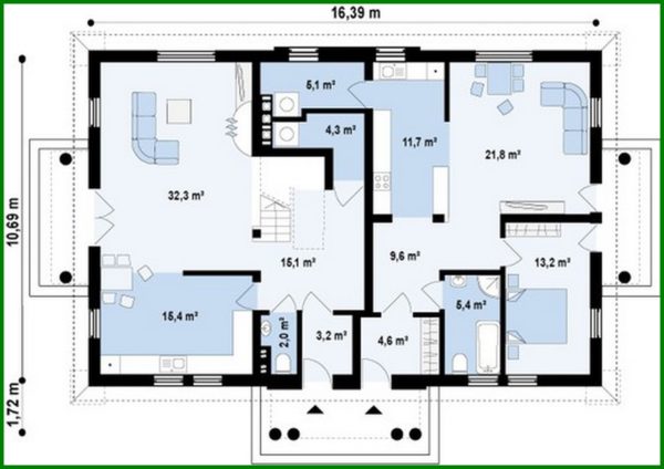 485. Manor style two-family house project