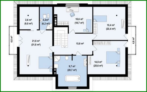 485. Manor style two-family house project