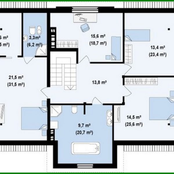 485. Manor style two-family house project