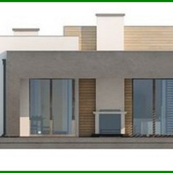 500. The project of a modern comfortable one-story house