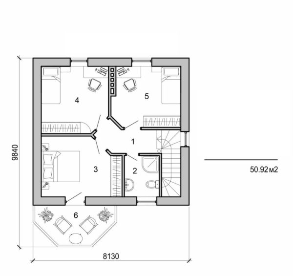 68. Two storey cottage