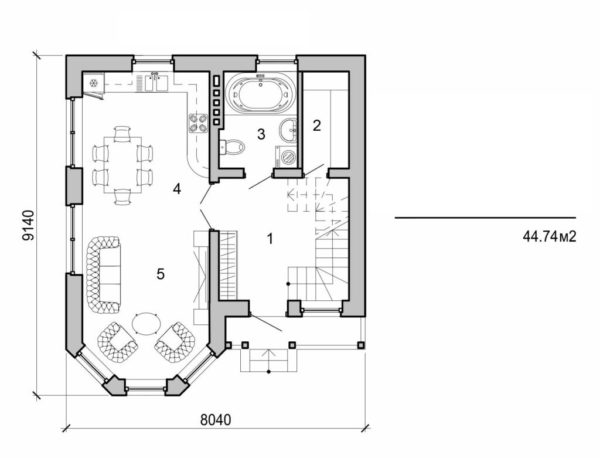 68. Two storey cottage