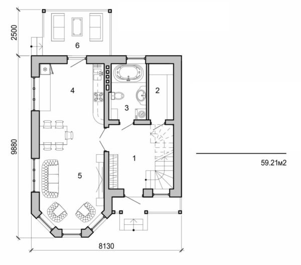 68. Two storey cottage