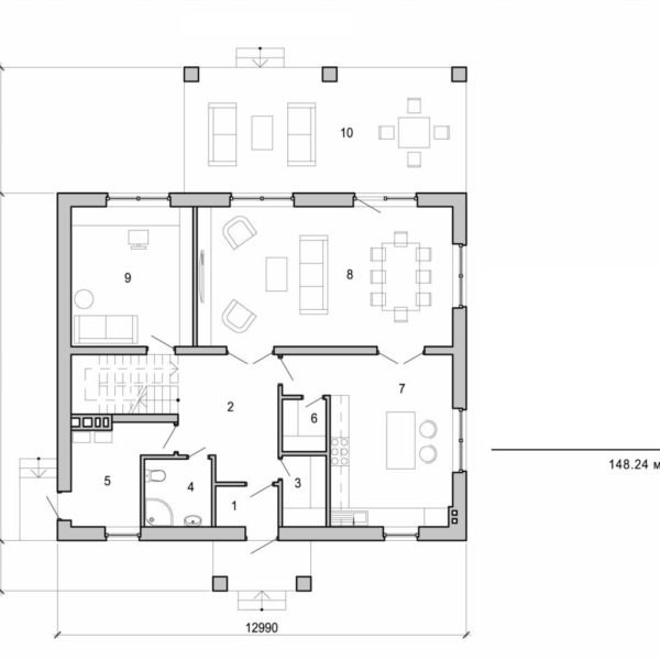 83. Two storey house