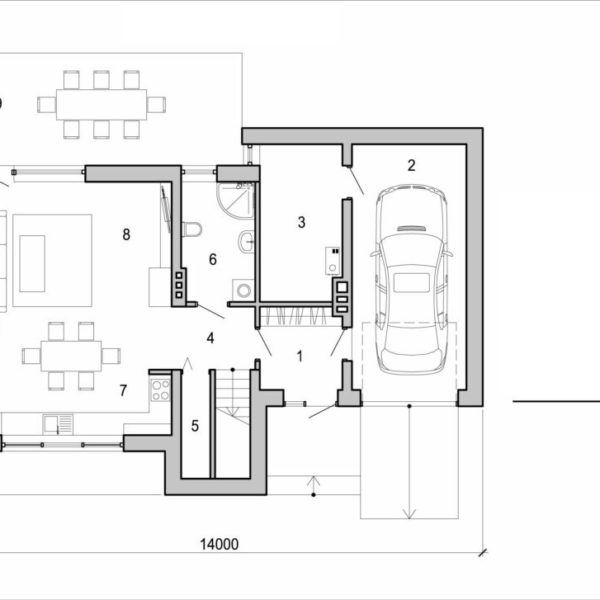 86. Modern house