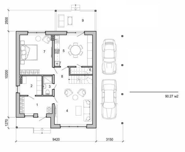 87. Two storey cottage