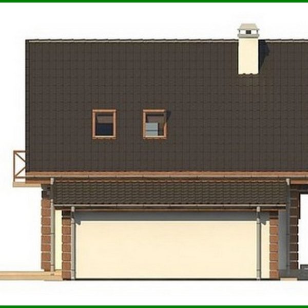 91. Nice eco home project with garage