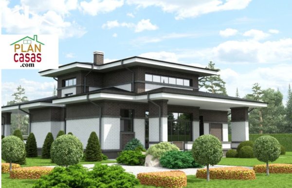 96. One storey modern house