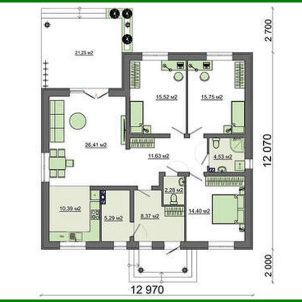 547. Small one-floor home project