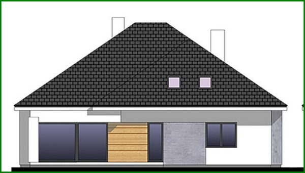 564. House project with exposed frontal garage