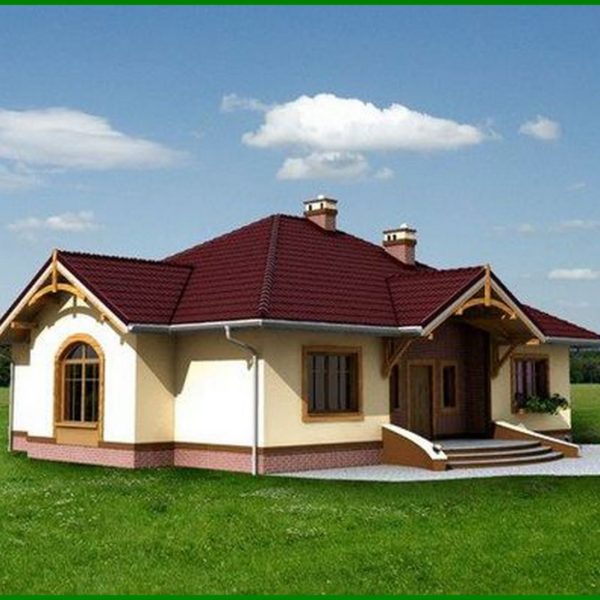 569. One storey house with a sloping roof
