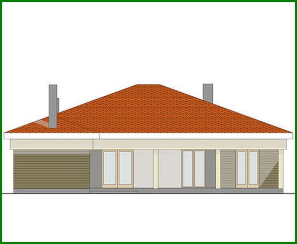 582. Architectural project of a house on several blocks