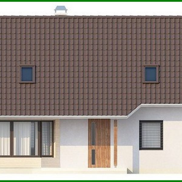 594. House project with living room, side terrace and extra bedroom