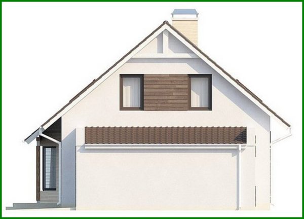 594. House project with living room, side terrace and extra bedroom