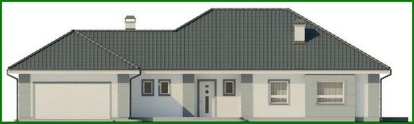 609. House project with a garage for two cars