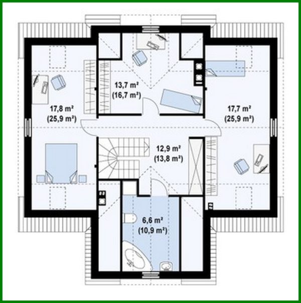 630. House project with an additional bedroom on the ground floor