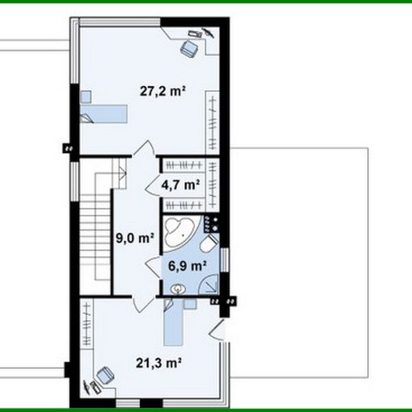 641. The project of a large mansion in the Art Nouveau style