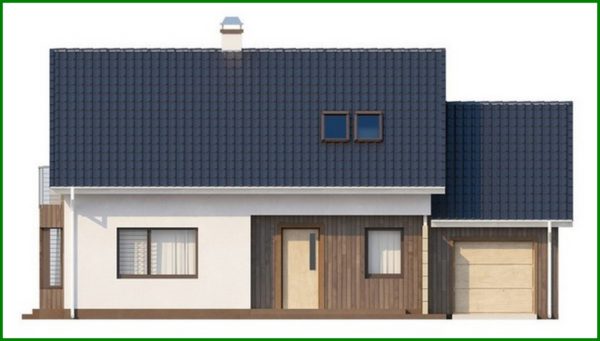 651. The project of an economical house with an extra bedroom