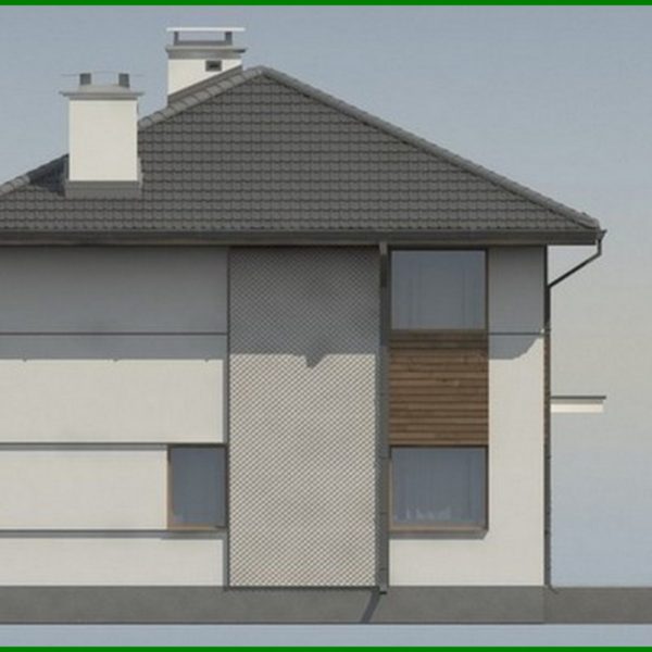 663. The project of a two-story cottage with additional bedrooms