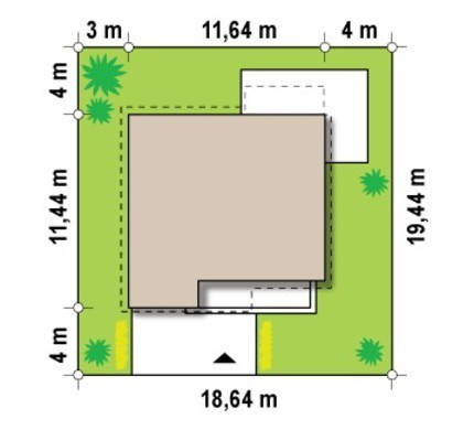 770. House project with attic, additional bedroom, glazed terrace
