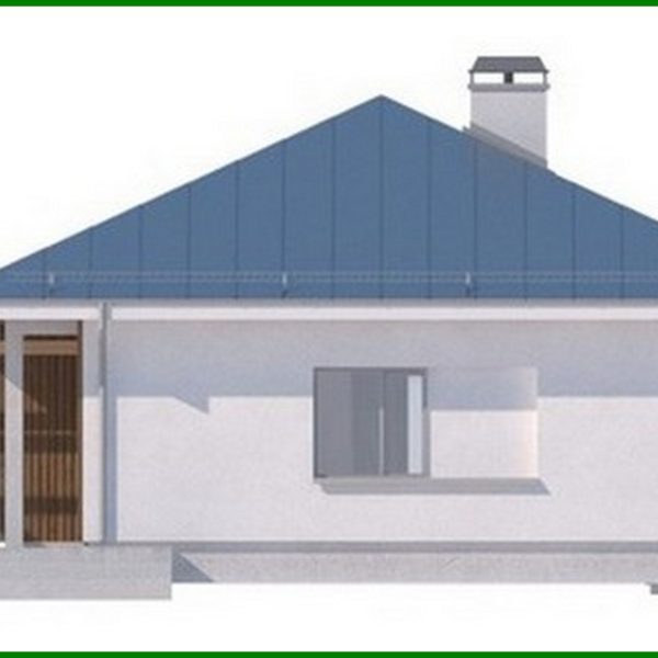 784. The project of a country house with a sloping roof